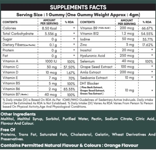 Nourish Biotin Gummies